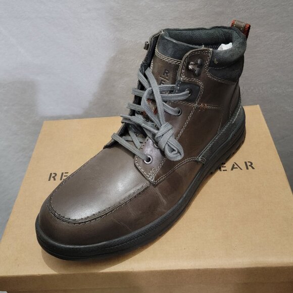 Reserved Footwear Men's Combat Work Boot Size US 12 Grey - Picture 5 of 5